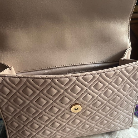 Tory Burch Fleming Convertible Shoulder Bag Crossbody Leather Medium Blush Pink - Picture 5 of 7